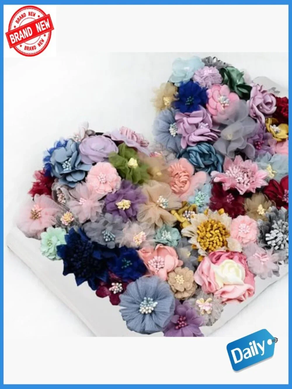 Women's 3D Floral Bustier Corset Crop Top Sexy Sweetheart